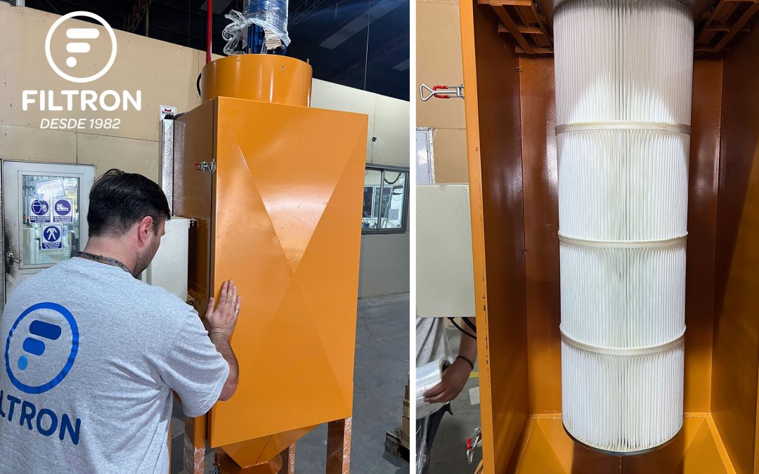 Nuevo sistema de aspiración industrial con limpieza automática