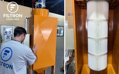 Nuevo sistema de aspiración industrial con limpieza automática